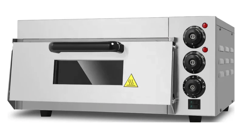 תנור אבן לפיצה תא אחד מקצועי תרמוסטט וגוף חימום EGO גרמני תעשייתי