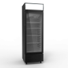 מקרר משקאות שחור 322 ליטר תעשייתי שקט