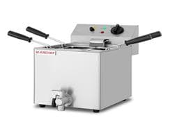 פסטה קוקר שולחני 4 סלסלות פיקוד עליון 2800W עם ברז ריקון Pro Line