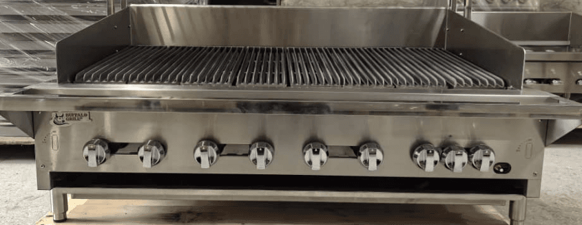 גריל גז מקצועי של Buffalo Grill ברוחב 122 ס"מ עם 8 מבערים