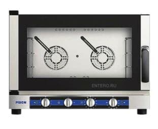 מיני קומביסטימר איטלקי PIRON ל4 מגשים גסטרונומים או 60/40, עם 3 מהירויות, אידוי אוטומטי, דלת צידית, מכני 7404 PIRON