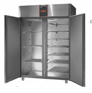 מקפיא נירוסטה דו-דלתות בנפח כ-1400 ליטר, מתוצרת איטלקית