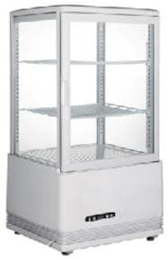 דוכן תצוגה לקינוחים בנפח 58 ליטר בצבע לבן