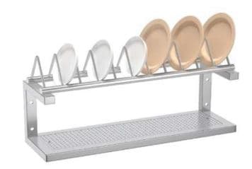 מתקן לייבוש כלים בשתי קומות - רוחב 150 ס"מ, דגם MY משופר, מפלדת אל-חלד 304.