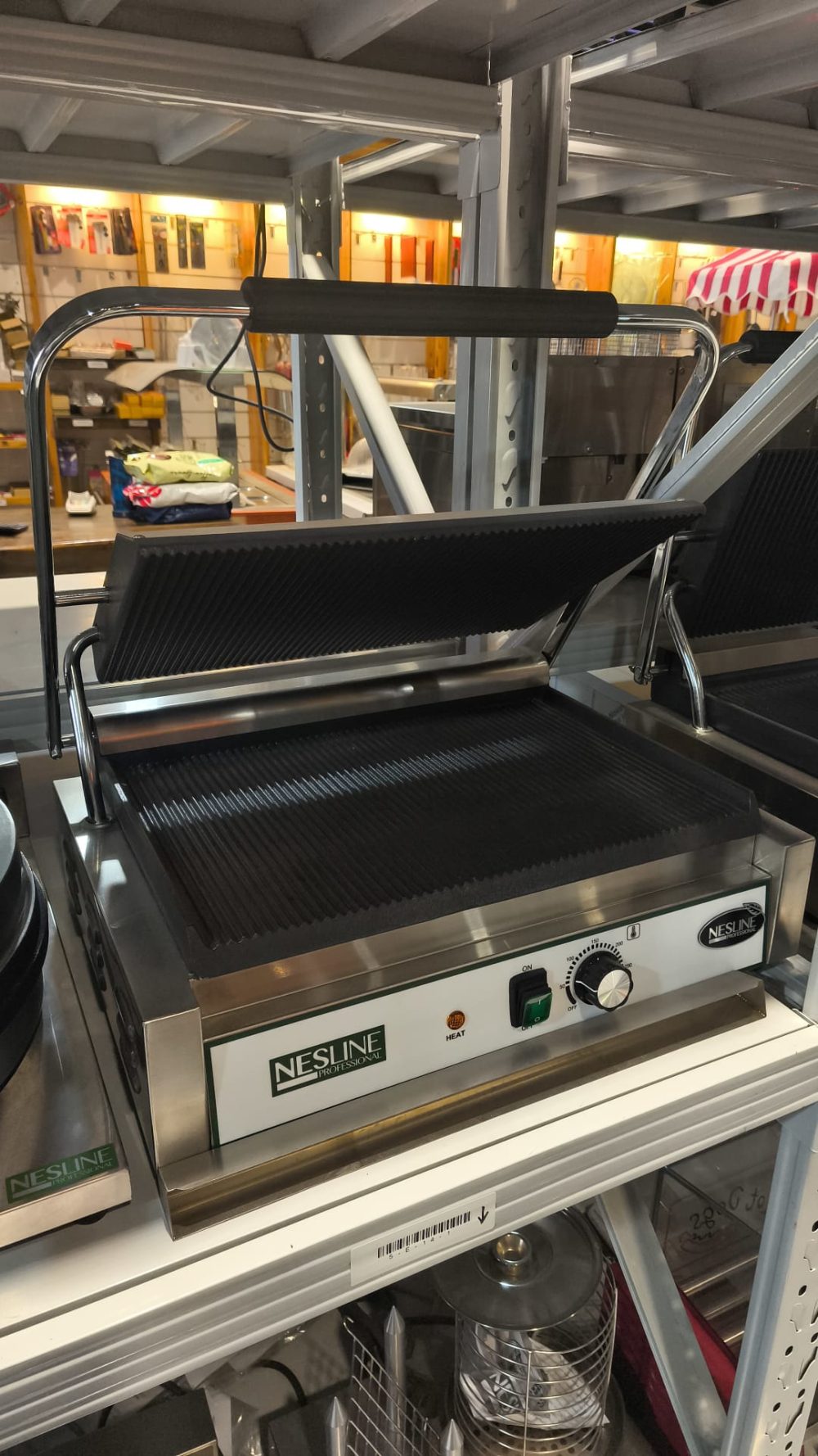 טוסטר לחיצה כפול עם ידית אחת נסליין 540/480/205 מ"מ דגם PG-400