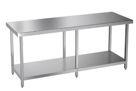 שולחן מפלדת אל-חלד מידות 60x160 ס"מ 201