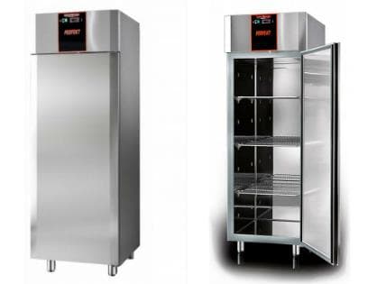 מקרר אחסון מנירוסטה עם דלת בודדת בנפח 700 ליטר מתוצרת איטליה