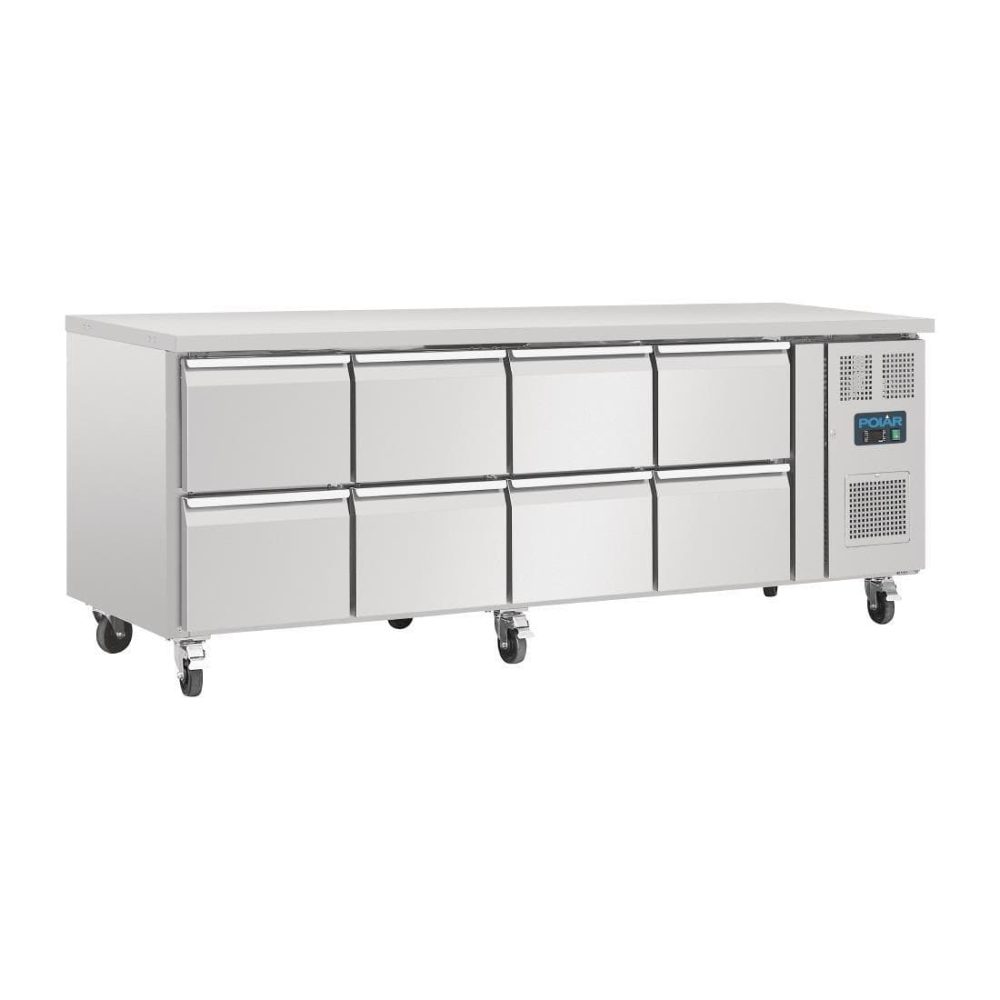 מקרר שולחני 8 מגירות מידות 223X70 גובה 85 ATOSA