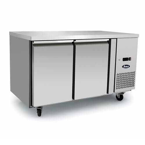 מקפיא דלפקי עם שתי דלתות - מידות 136X70, גובה 85 ס"מ ATOSA EPF3462.