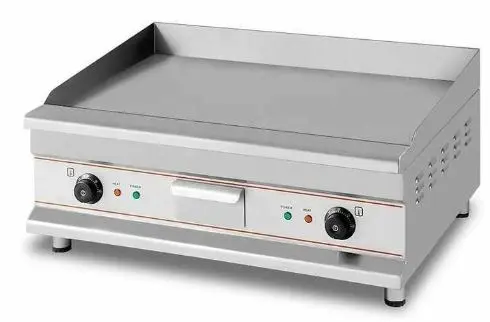 פלנגה כרום שטוח 75X40 עם הספק של 5000W תלת פאזי (750D) ושני טרמוסטטים