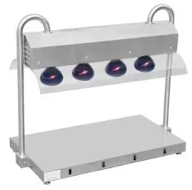 עמדת חימום מזון עם 4 נורות אינפרא אדום מידות: 985*500*870 FFF