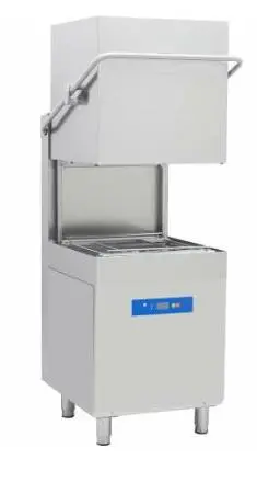 מדיח OZTI עם דלת נפתחת כלפי מעלה, סלים בגודל 50X50, כולל משאבת סבון ומבריק