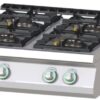 כיריים גז עם ארבעה מבערים, מידות 80x73 ס"מ, עוצמה 24 קילוואט